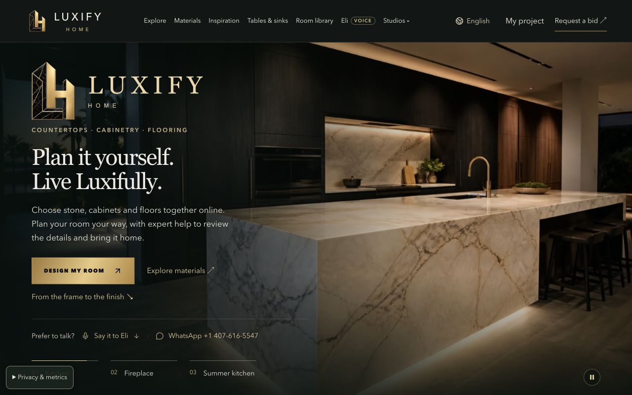 Public page for Luxify Home