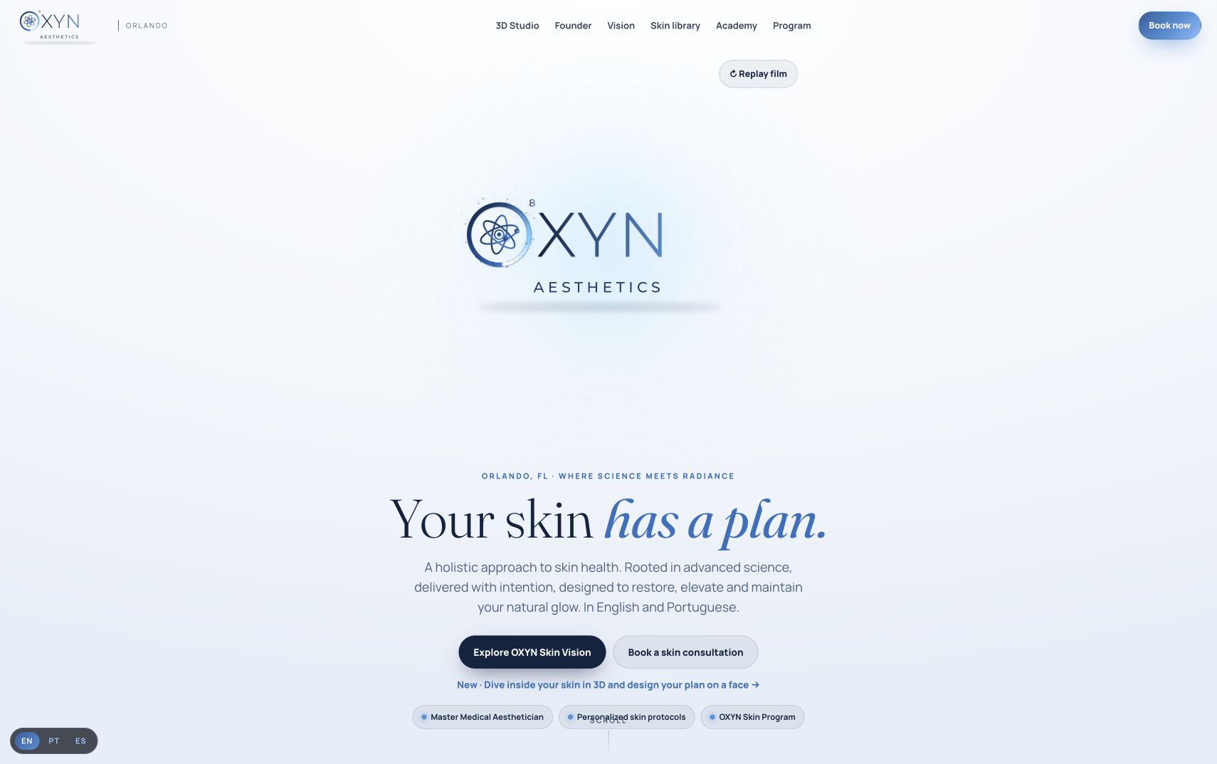 Public page for OXYN
